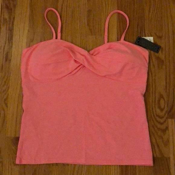 No Boundaries Tops - NWT 💕 NOBO PINK SHELF BRA TANK TOP Size XXL 2X
